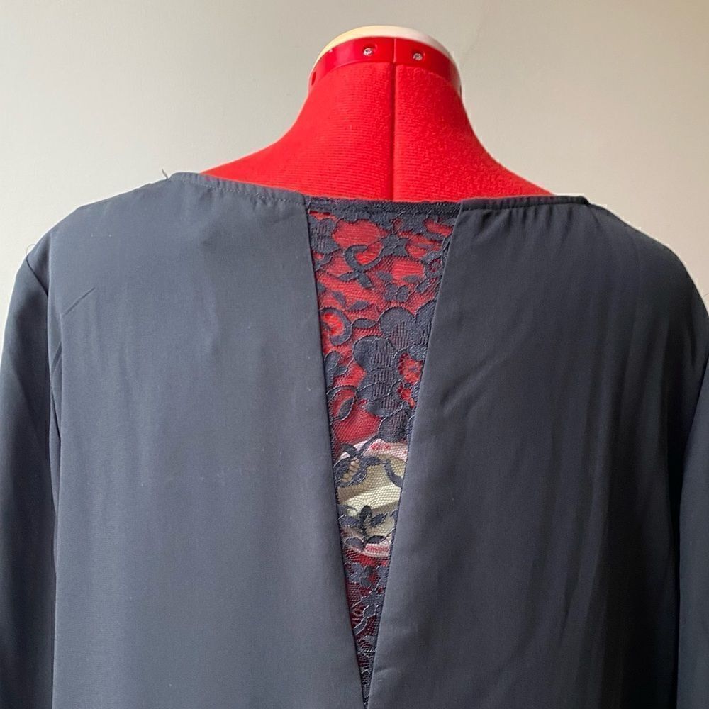 NWT Tom Tailor Black Sheath Dress with Bell Sleeves - Picture 5 of 15